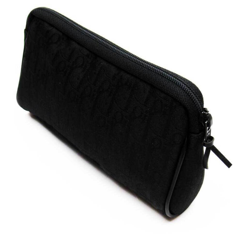 Christian Dior Trotter Multi Case Makeup Pouch Black Leather - Picture 3 of 3
